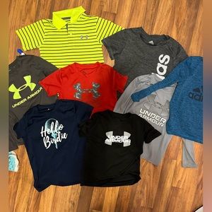 Under Amour, Adidas Boys Active Size 5 Lot 8 pieces!!. EUC
